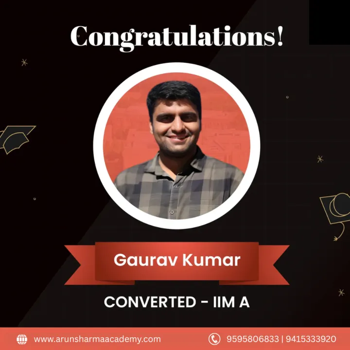 Gaurav Kumar, IIM Ahmedabad convert