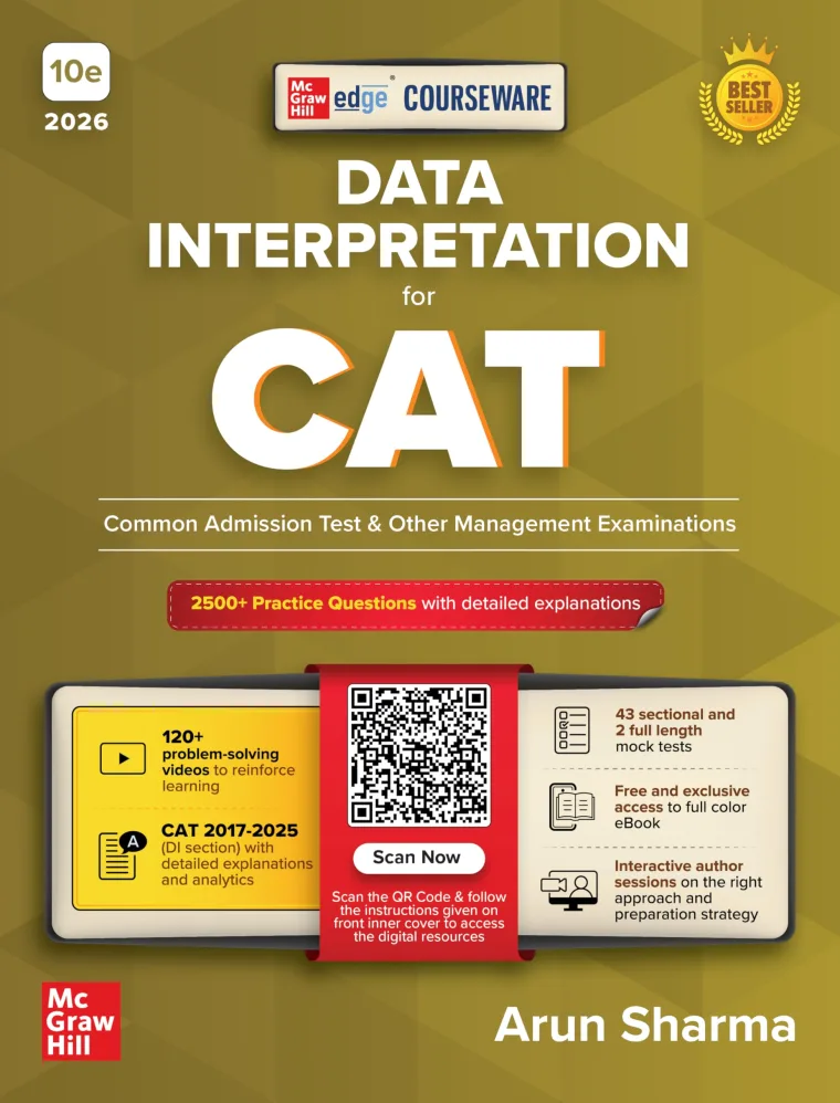Data Interpretation for CAT 2026 by Arun Sharma book cover