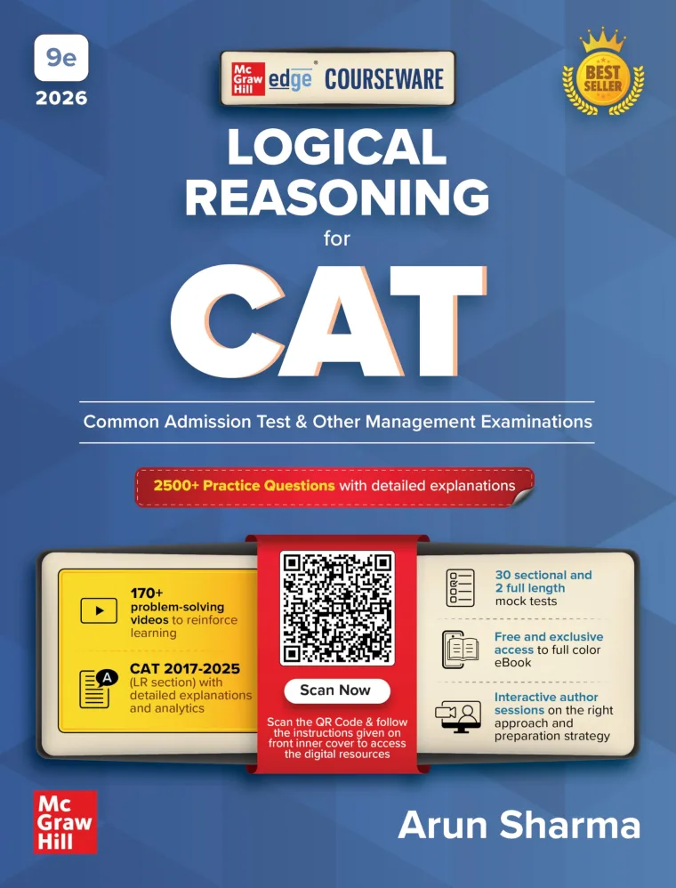 Logical Reasoning for CAT 2026 by Arun Sharma book cover