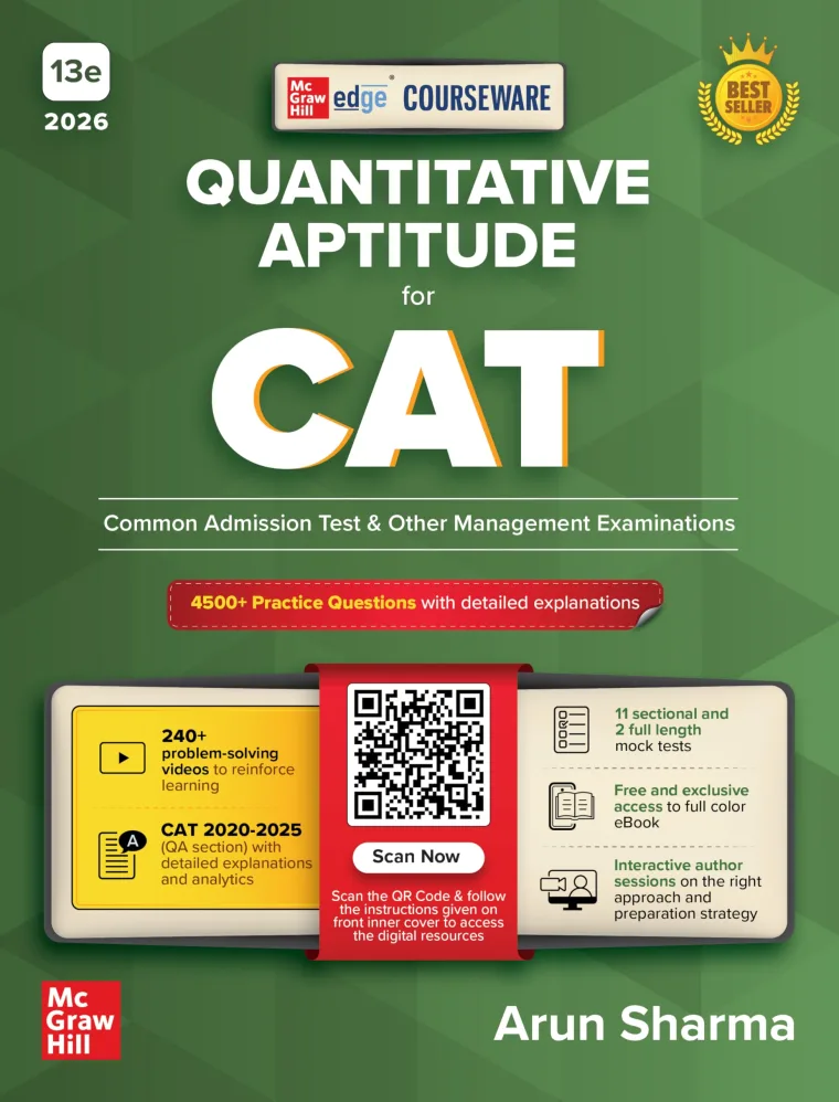Quantitative Aptitude for CAT 2026 by Arun Sharma book cover