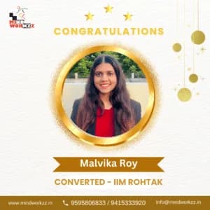 Malvika Roy, converted IIM Rohtak