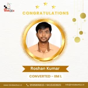 Roshan Kumar, converted IIM Lucknow