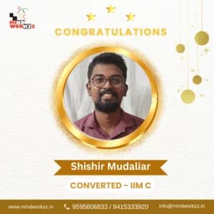 Shishir Mudaliar, converted IIM Calcutta