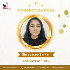 Shreyasee Sarkar, converted IIM Calcutta